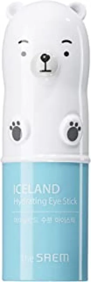 The SAEM Iceland Hydrating Eye Stick 0.24oz - Cooling Eye Balm for Dark Circles and Puffiness – Under Eye Treatment - Reduce Wrinkles and Moisturizing - Minimize Dark & Puffy Eyes