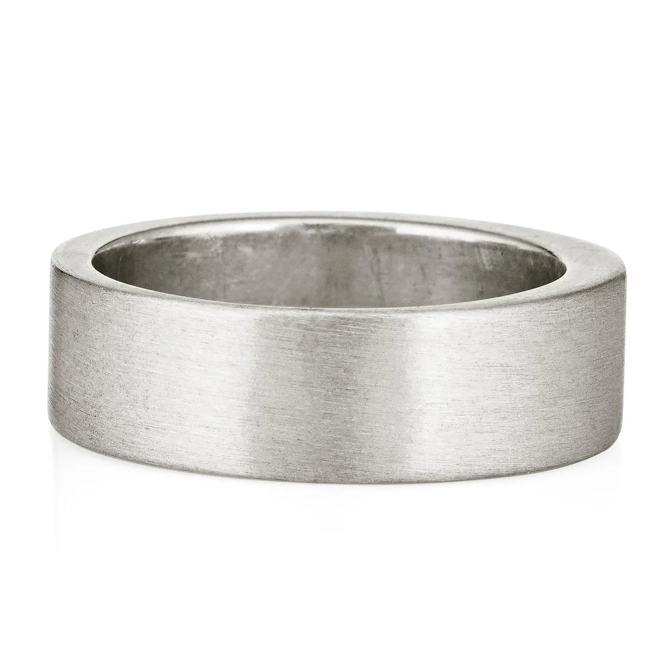 Three Setting Classic Band Cremation Ring in Sterling Silver