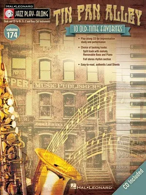 TIN PAN ALLEY JAZZ PLAY ALONG BK/CD V174