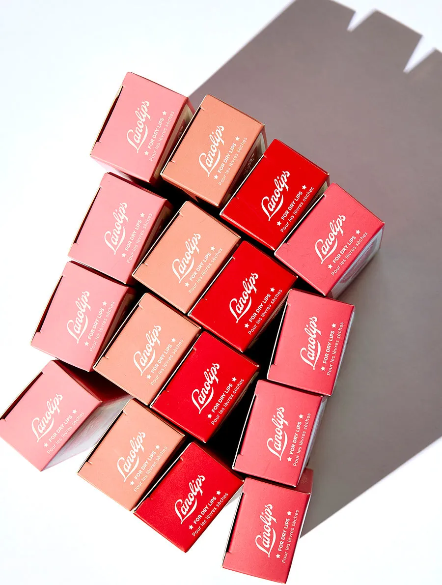Tinted Lanolin Lip Balm SPF30 Rhubarb