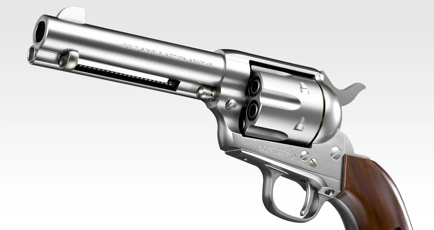Tokyo Marui SAA.45 Civilian 4 3/4 inch Revolver (Silver)