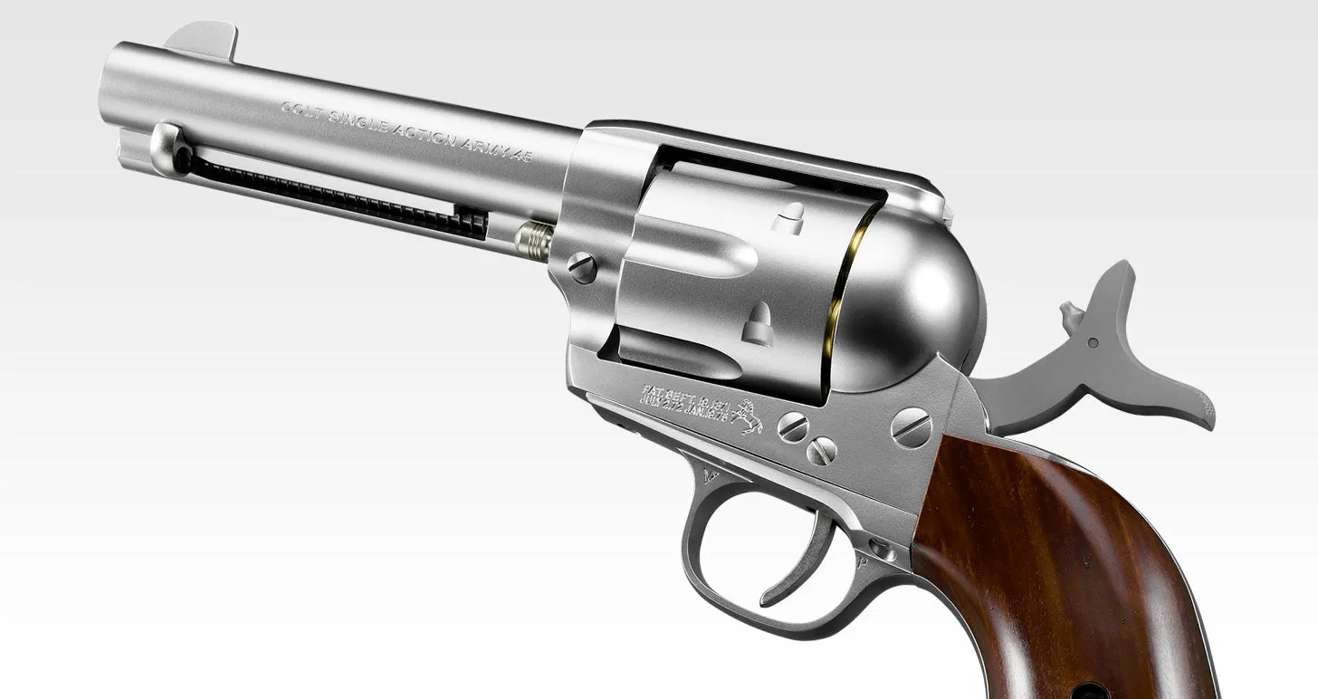 Tokyo Marui SAA.45 Civilian 4 3/4 inch Revolver (Silver)