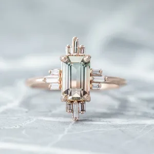 Tourmaline Sunburst Setting