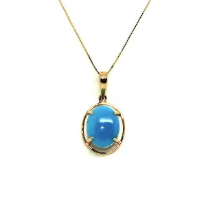 Tourquoise Wire Pendant Ad No.0677
