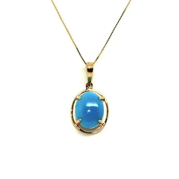 Tourquoise Wire Pendant Ad No.0677