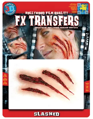Transfers Md Slashed 3D Fx  Costume Accessories
