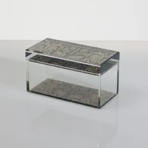 Treasure Box in Snakeskin Print
