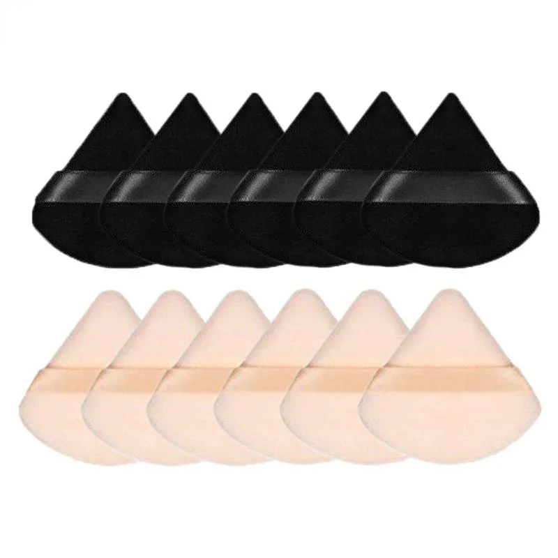 Triangle Dry Puff Cotton pads Convient Makepup Tool