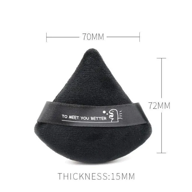 Triangle Dry Puff Cotton pads Convient Makepup Tool