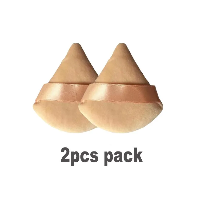 Triangle Dry Puff Cotton pads Convient Makepup Tool