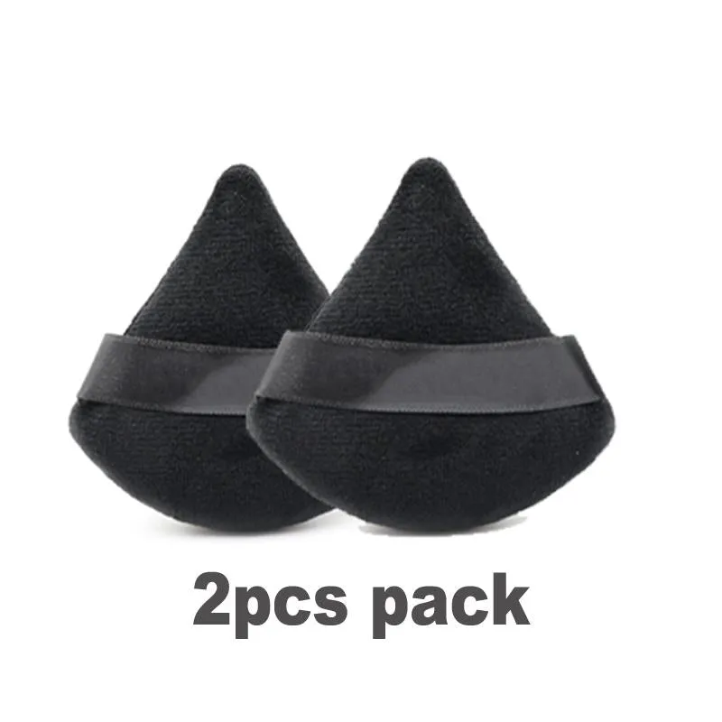 Triangle Dry Puff Cotton pads Convient Makepup Tool