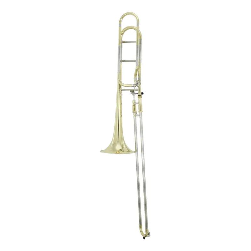 Trombón Estandar Bb/f De Latón Laqueado Wesner Ptt2000f-l