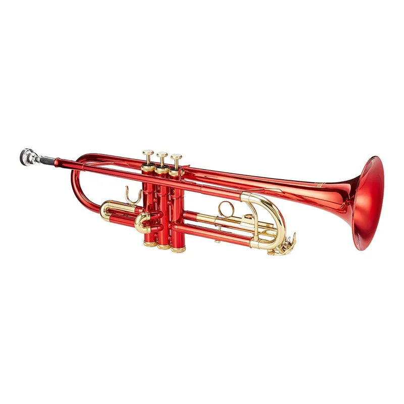 Trompeta Tonalidad Bb Tudel Ml Color Rojo Roy Benson Tr-101r