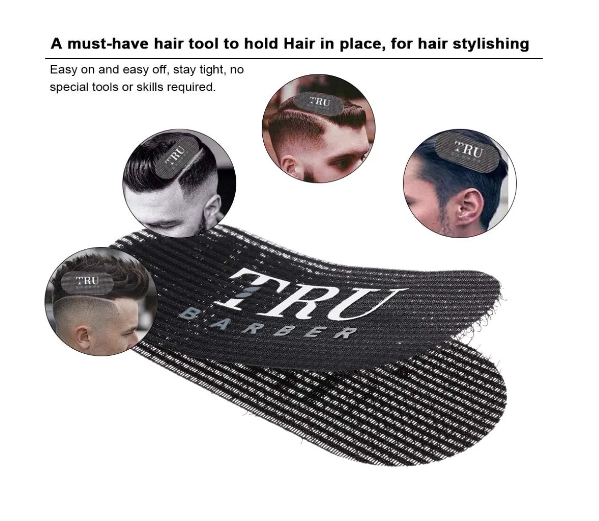 TruBarber Hair Grippers 6pcs  Bundle (BLACK)