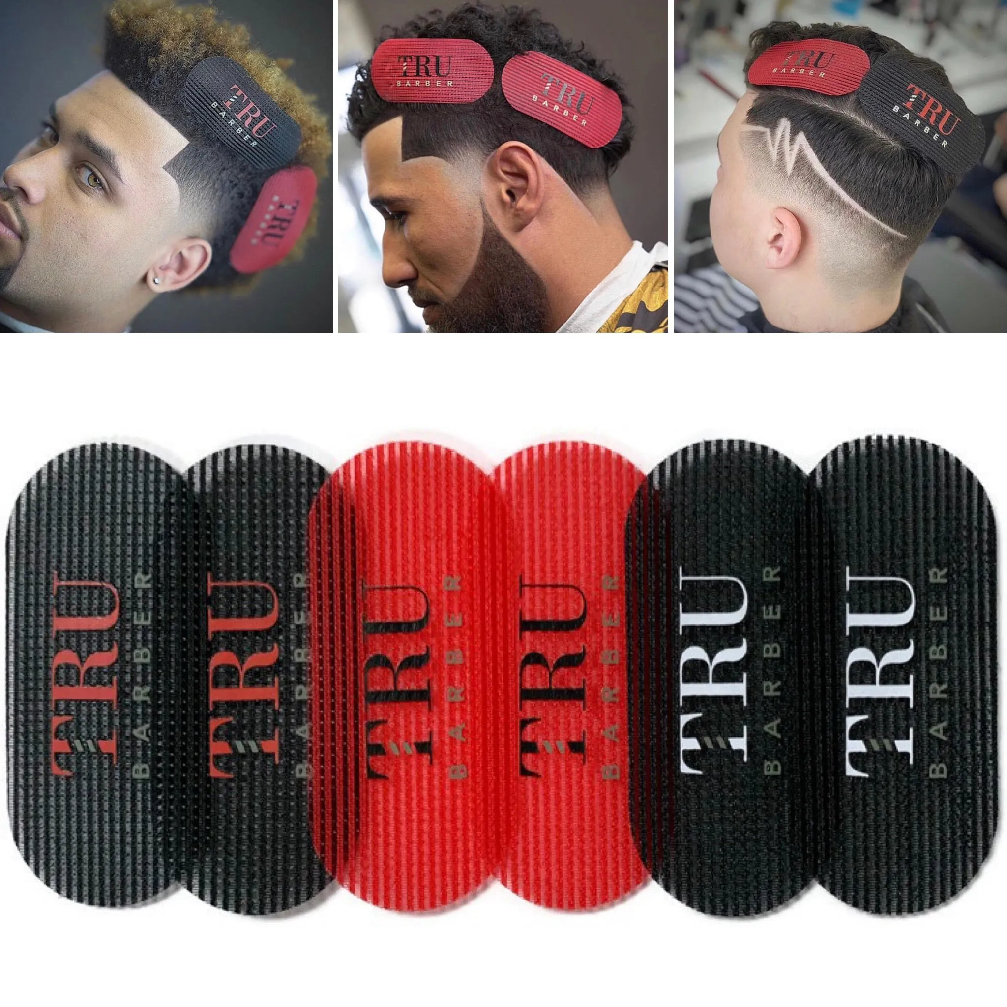 TruBarber Hair Grippers 6pcs  Bundle