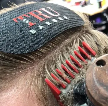 TruBarber Hair Grippers- Black/Red