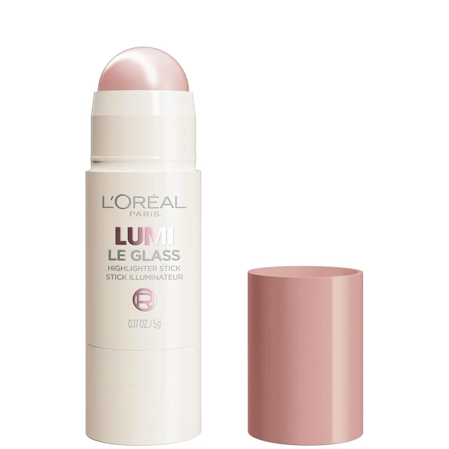 True Match Lumi Le Glass Highlighter Stick, Reflective, Translucent, Glassy Highlighter for Face and Body, 610 Glassy Pearl Eclat, 0.25 Oz