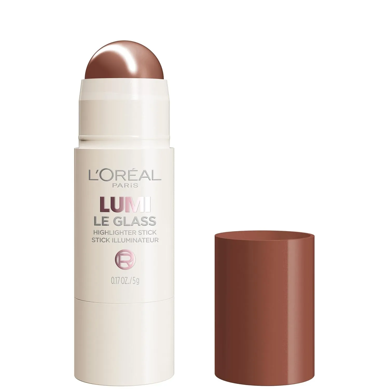 True Match Lumi Le Glass Highlighter Stick, Reflective, Translucent, Glassy Highlighter for Face and Body, 610 Glassy Pearl Eclat, 0.25 Oz