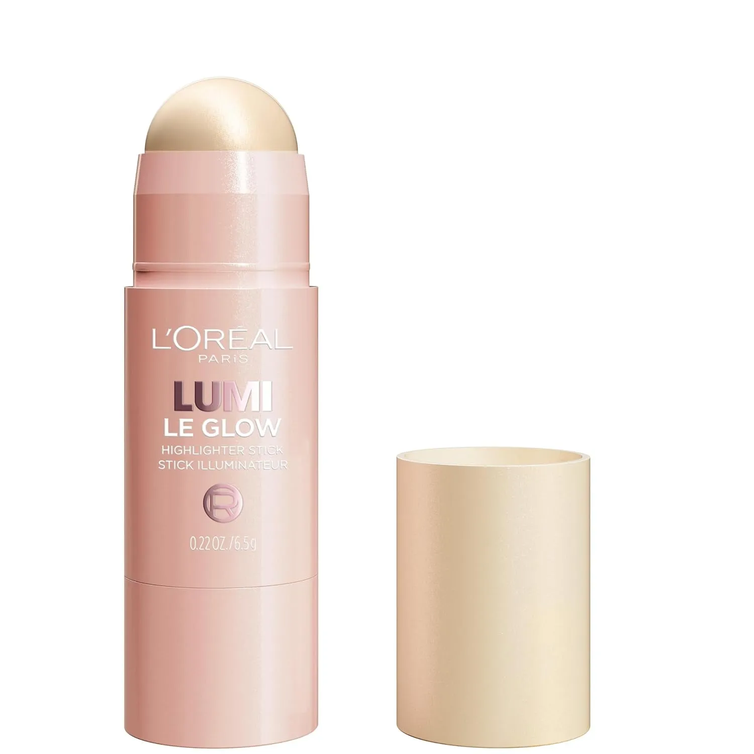 True Match Lumi Le Glass Highlighter Stick, Reflective, Translucent, Glassy Highlighter for Face and Body, 610 Glassy Pearl Eclat, 0.25 Oz