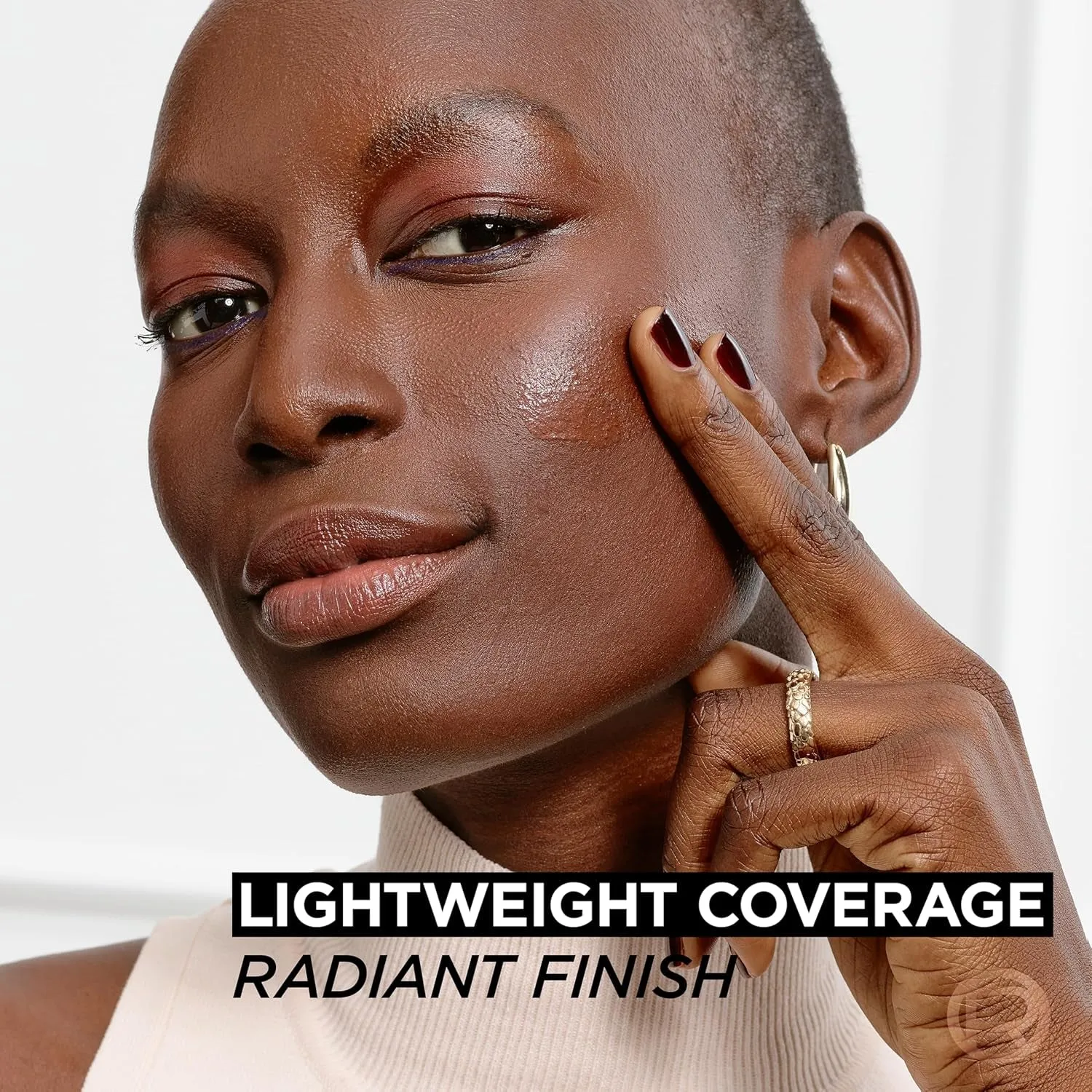 True Match Nude Hyaluronic Tinted Serum Foundation with 1% Hyaluronic Acid, Light 2-3, 1 Fl. Oz.