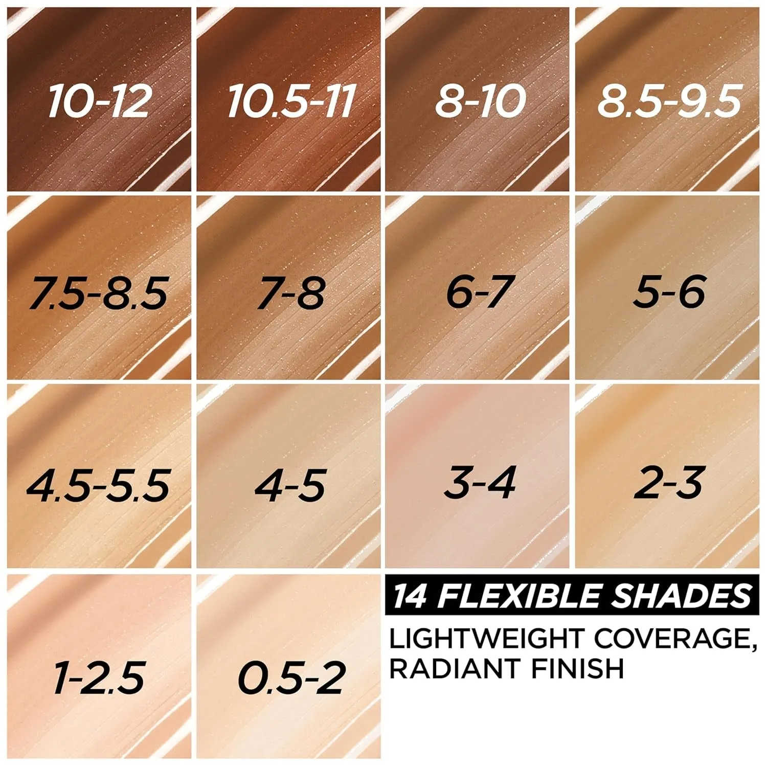 True Match Nude Hyaluronic Tinted Serum Foundation with 1% Hyaluronic Acid, Light 2-3, 1 Fl. Oz.
