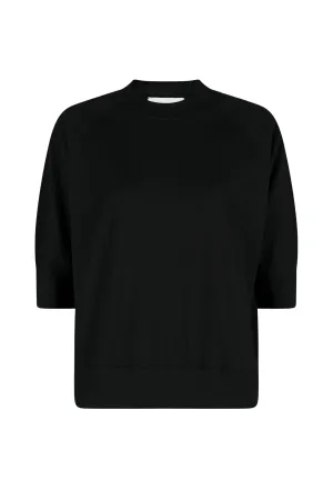 Tuan Black Merino Wool Sweater