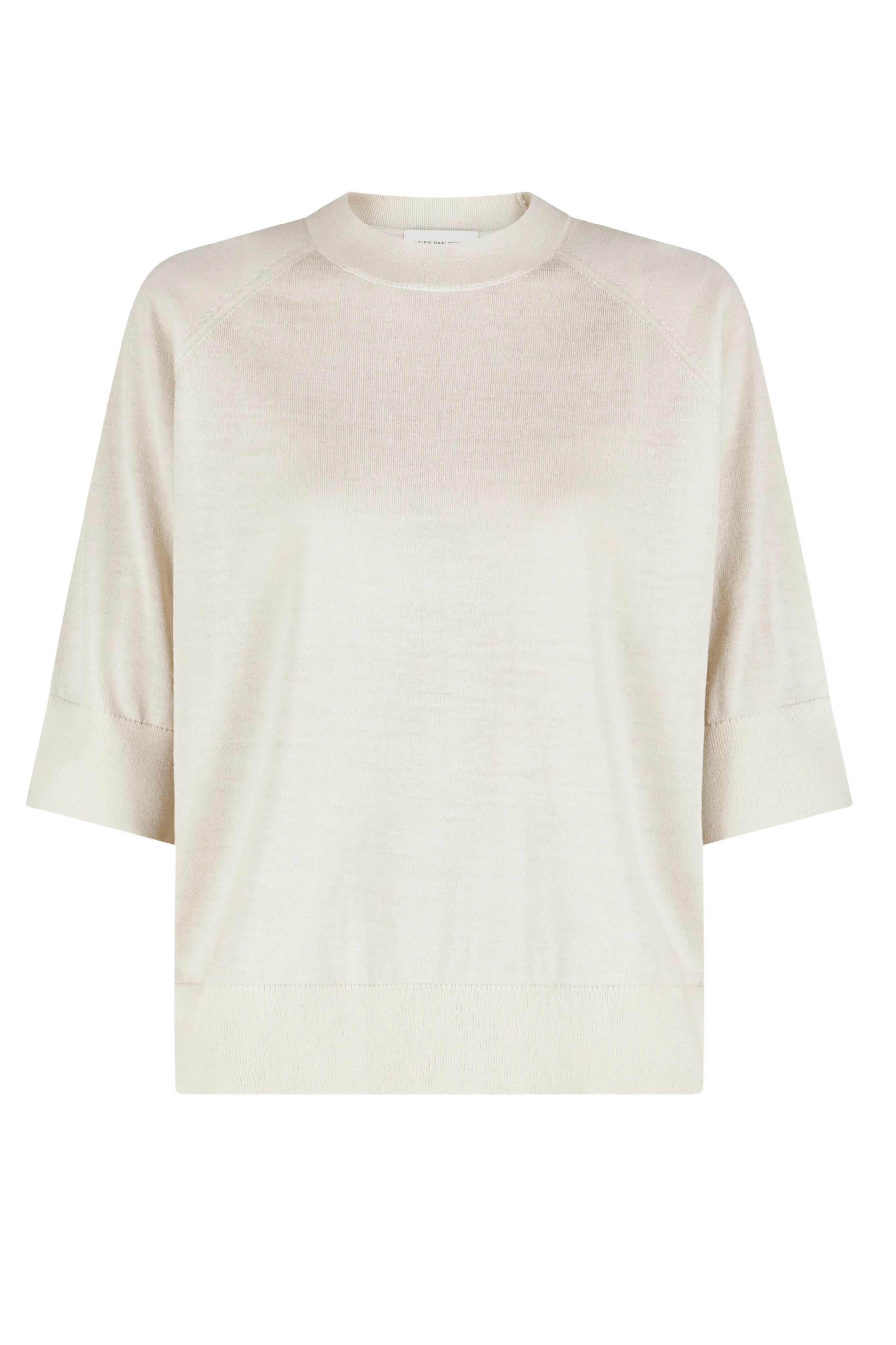 Tuan Ecru Merino Wool Sweater