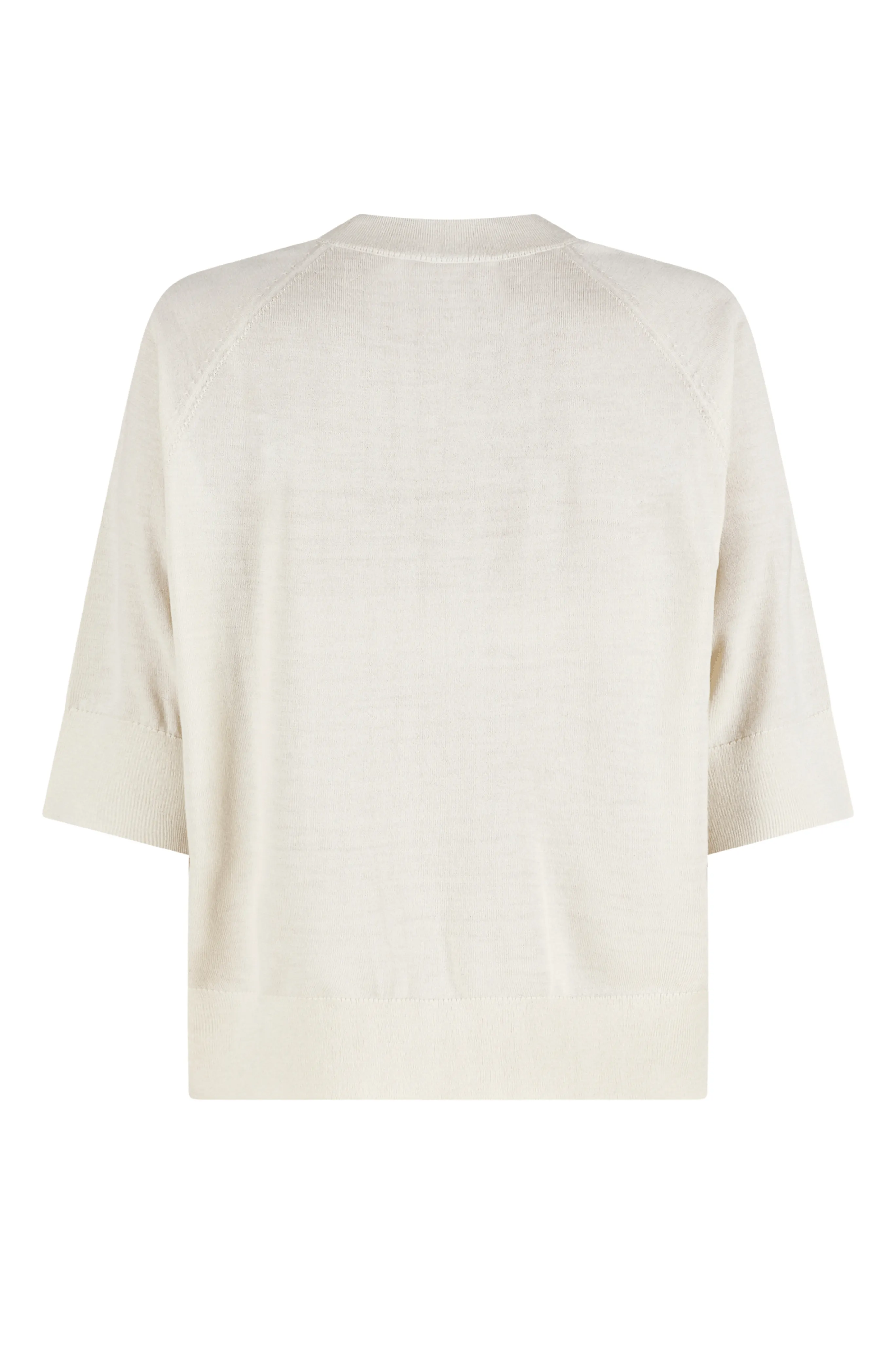 Tuan Ecru Merino Wool Sweater