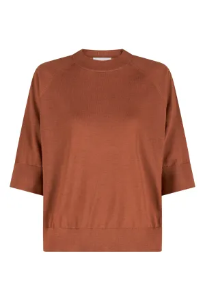 Tuan Rust Merino Wool Sweater