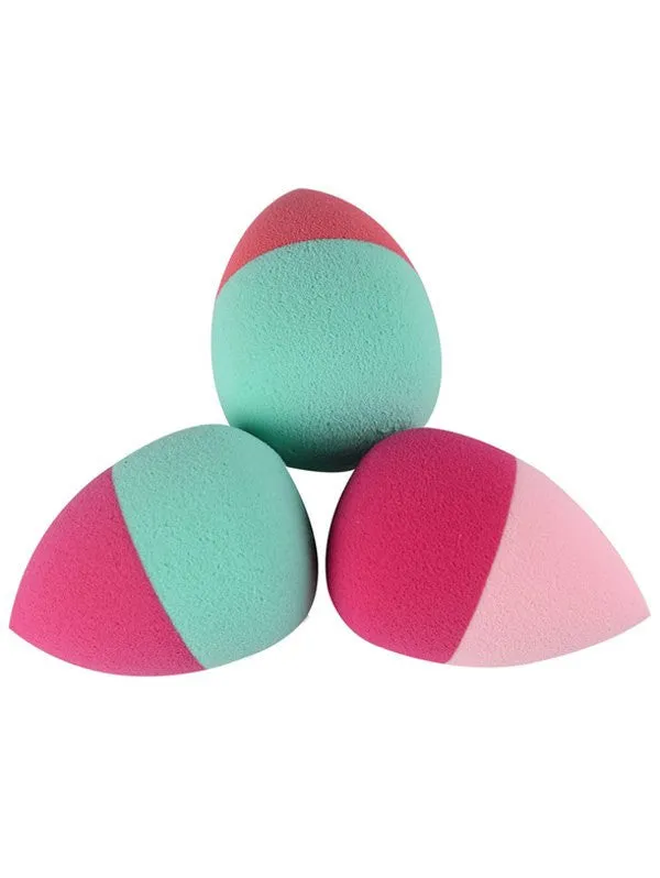 Two Tone Teardrop Shape Makeup Sponges