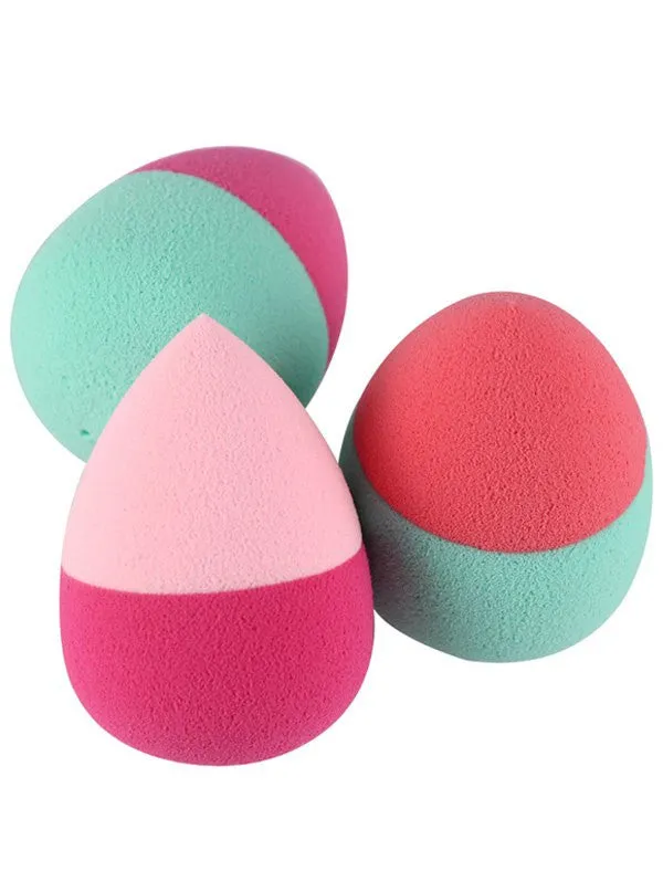 Two Tone Teardrop Shape Makeup Sponges