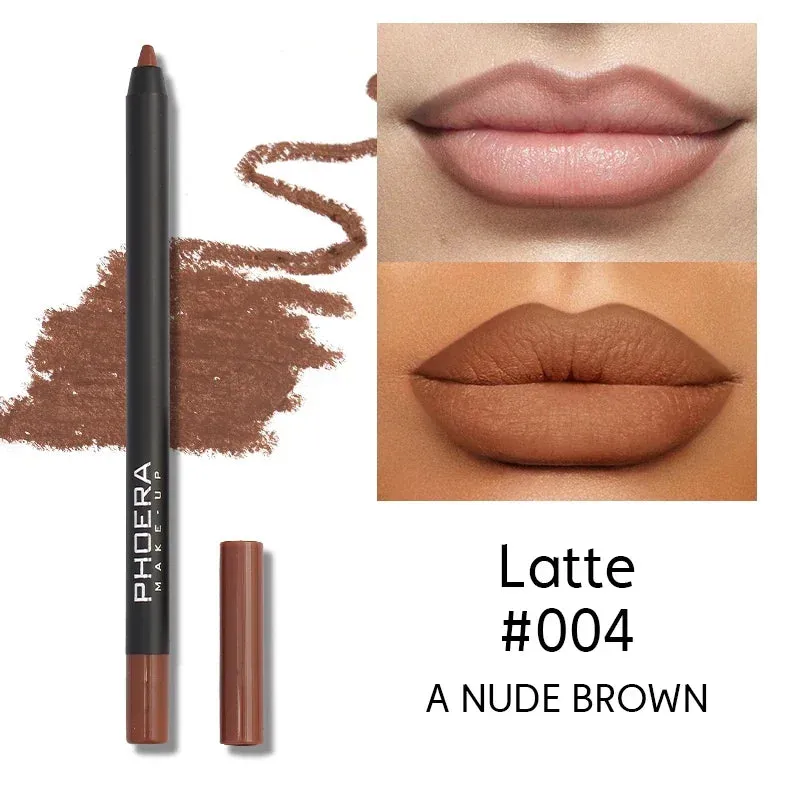 Ultimate 12-Color Red Lip Liner Pen Set - Velvet Matte Finish, Waterproof & Long-Lasting
