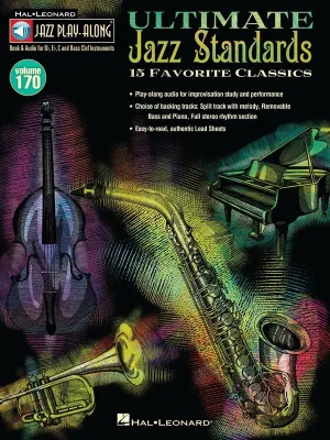 ULTIMATE JAZZ STANDARDS JAZZ PLAYALONG V170 BK/2CDS