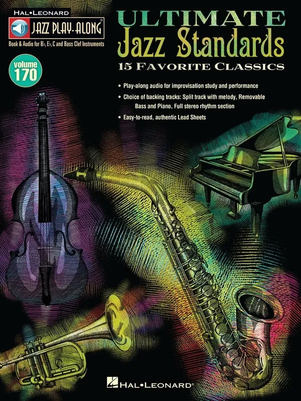 ULTIMATE JAZZ STANDARDS JAZZ PLAYALONG V170 BK/2CDS