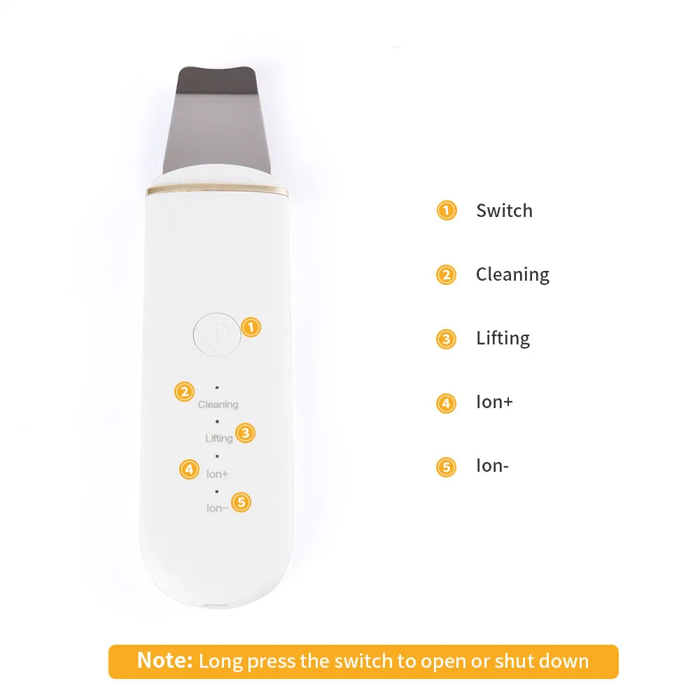 Ultrasonic Ion Skin Scrubber