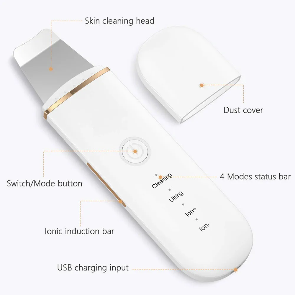Ultrasonic Ion Skin Scrubber