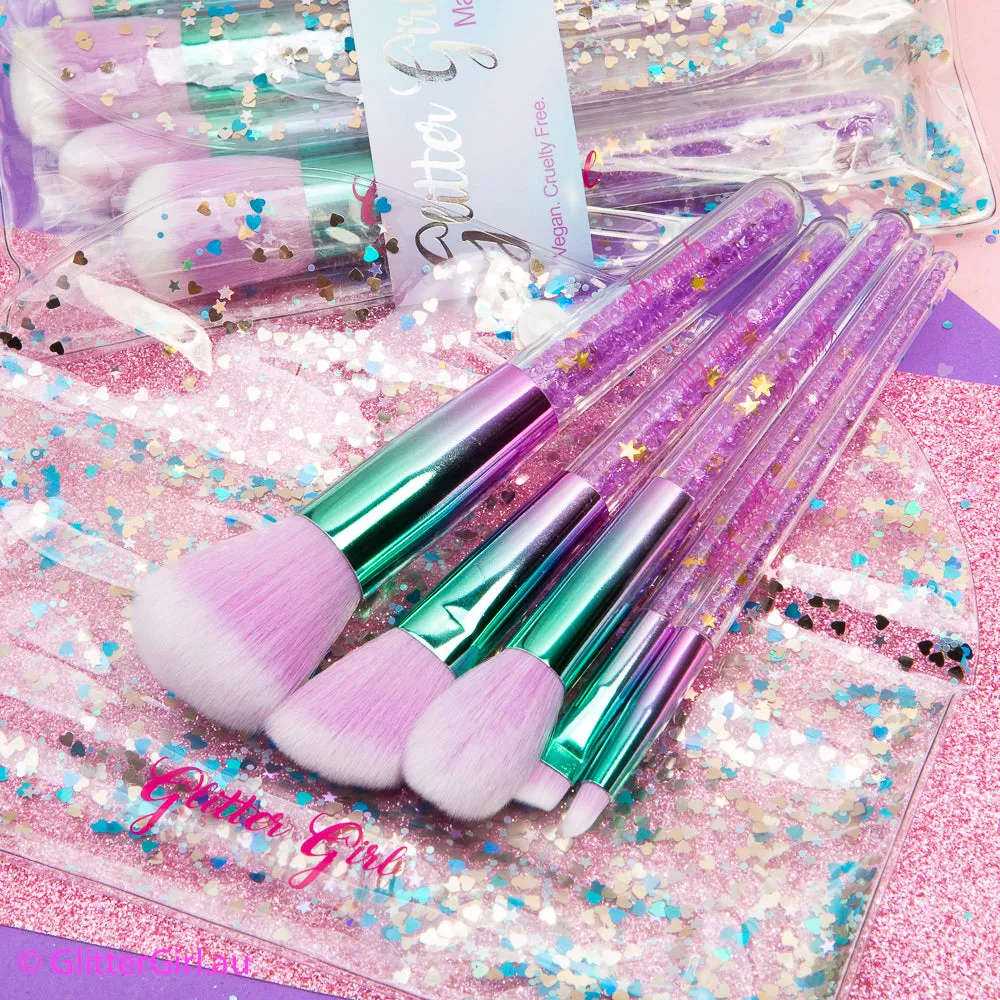 Unicorn Rainbow Palette   Sparkle Brush Set