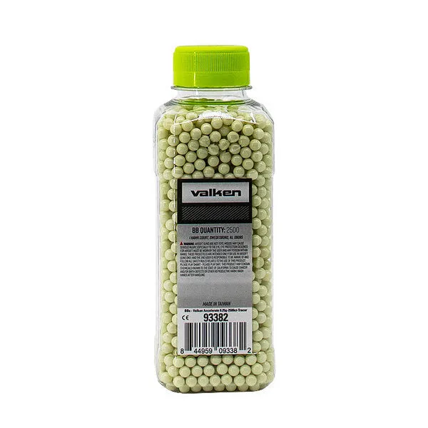 Valken Accelerate 0.25g Tracer BBs (2500rd Bottle)