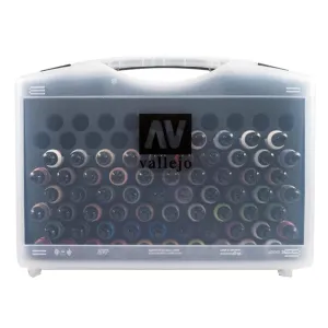Vallejo Game Air - set Plastic Case 51 colours, 8 primers, 5 auxiliary