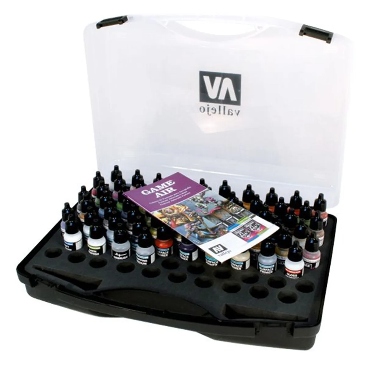 Vallejo Game Air - set Plastic Case 51 colours, 8 primers, 5 auxiliary