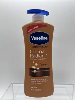 Vaseline Moisture Cocoa Radiant Body Lotion No Greasy 20.3oz