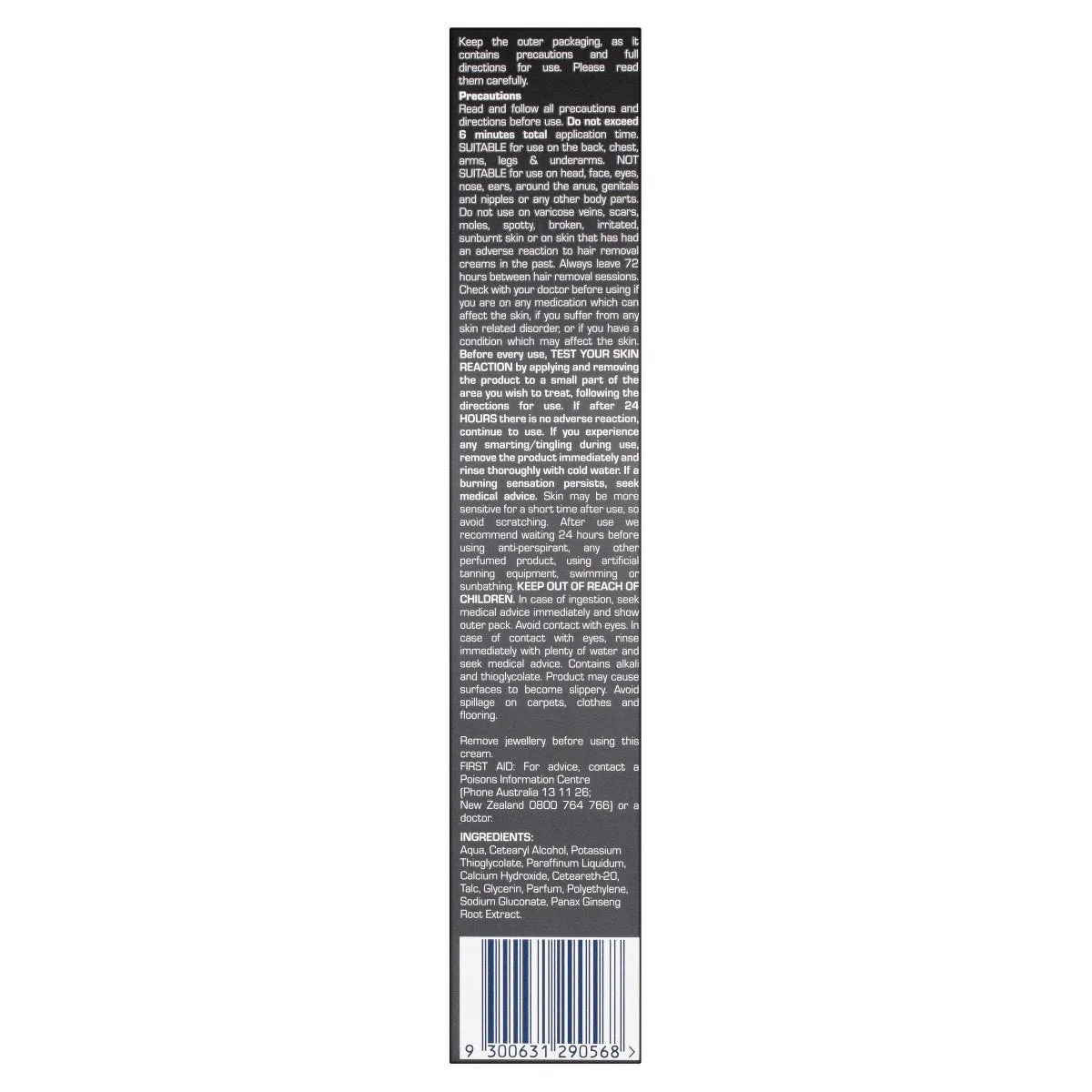 Veet For Men Hair Removal Gel Cream 200g