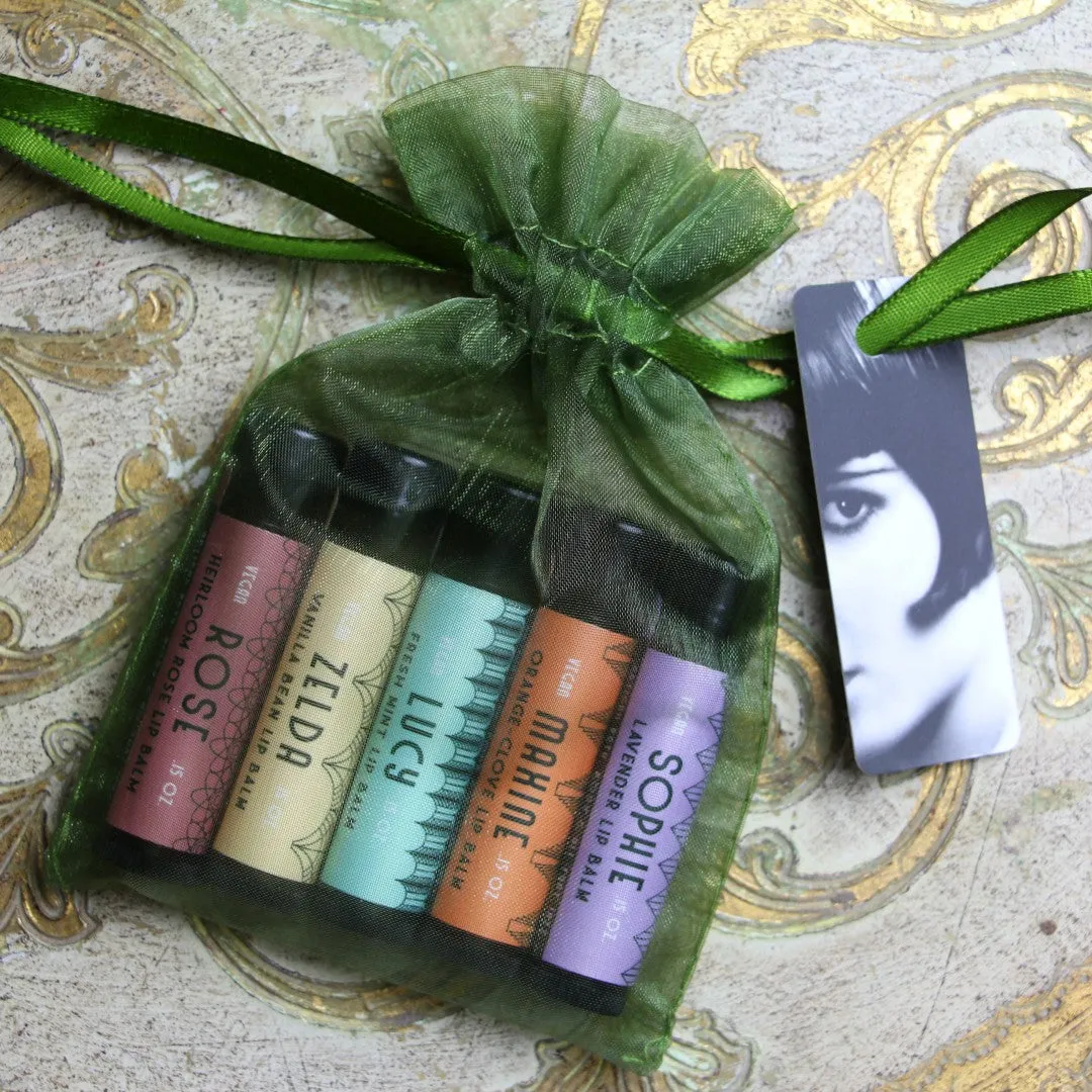 Vegan Lip Balm Gift Set | Meet The Flapper's