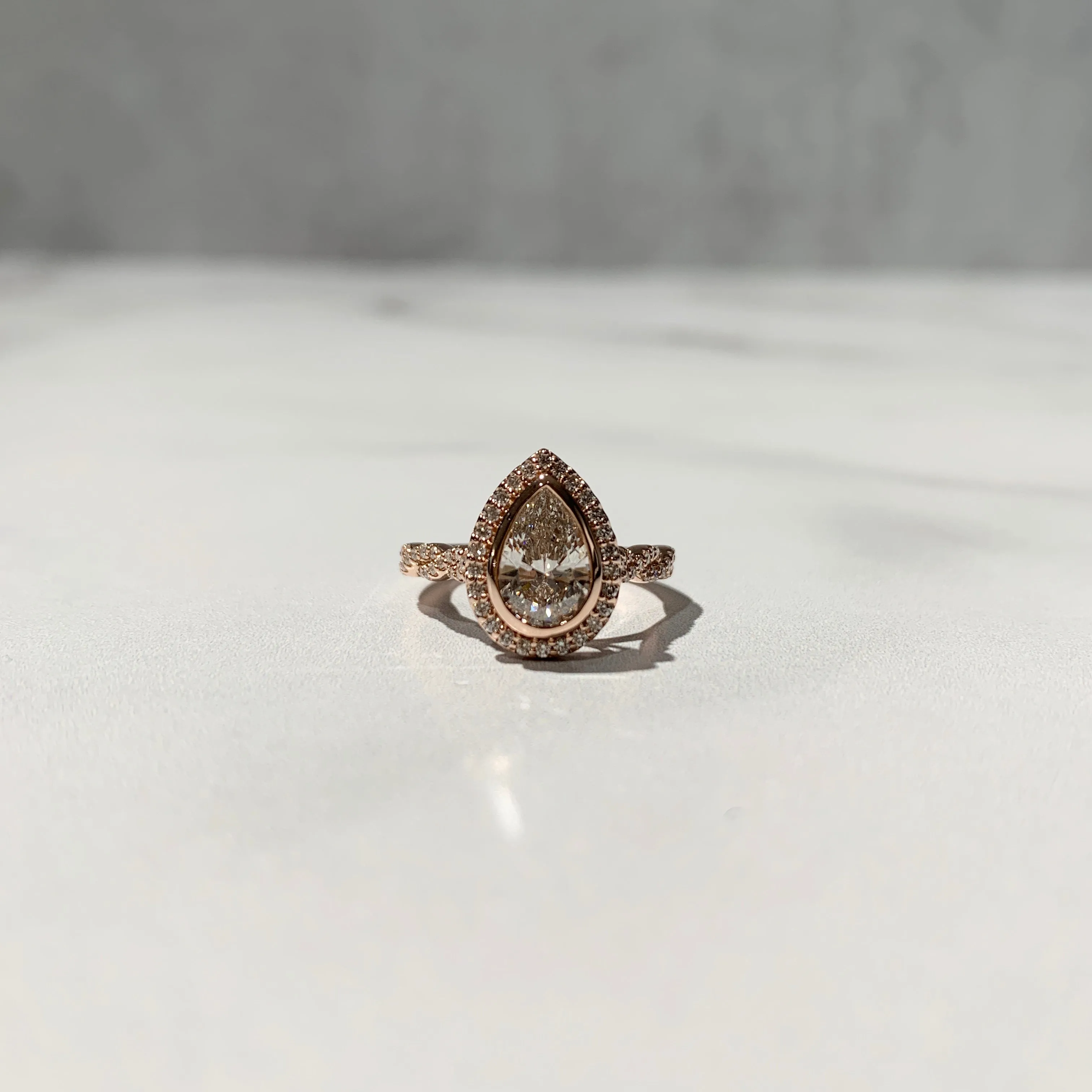 Victoria Halo Engagement Ring (setting only)