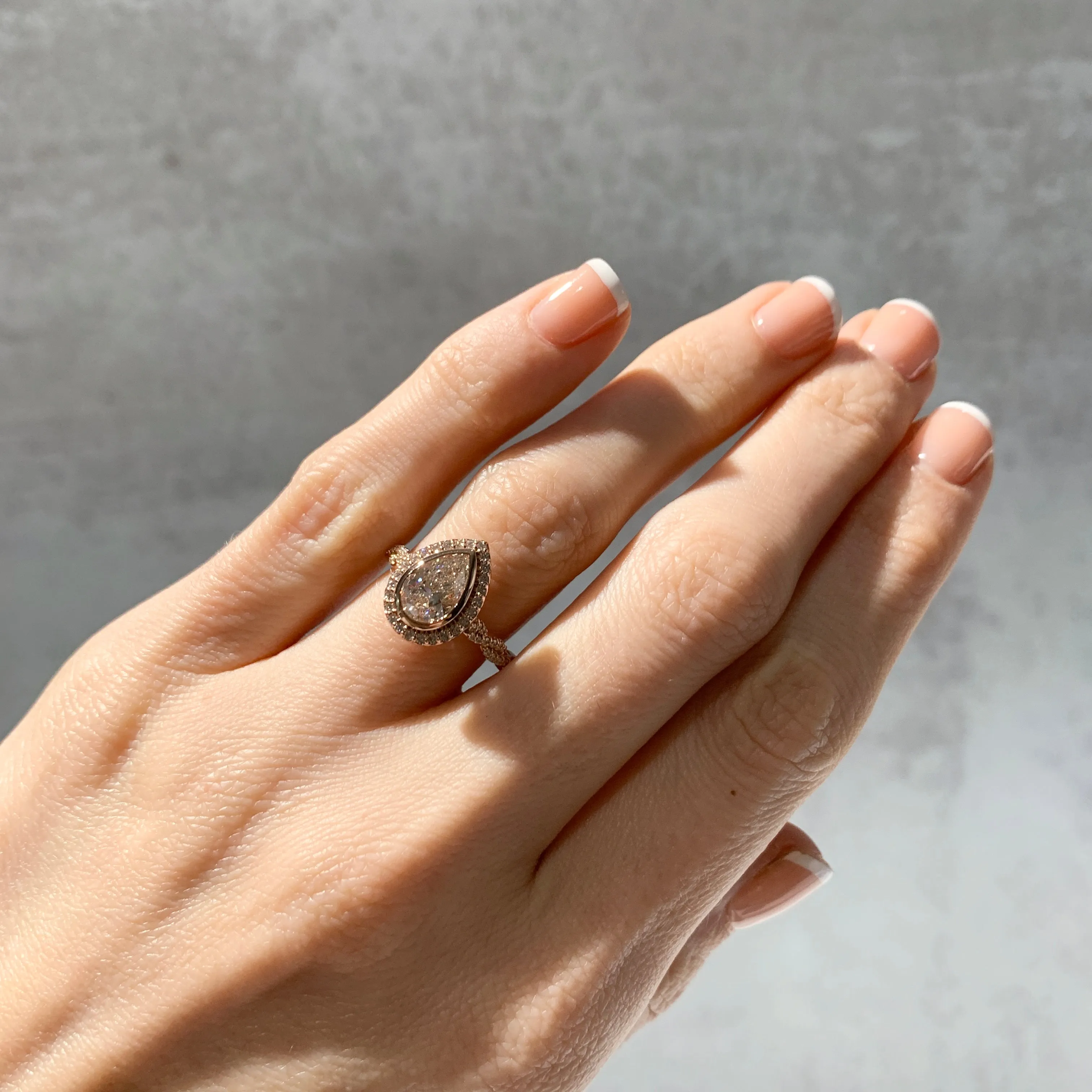 Victoria Halo Engagement Ring (setting only)