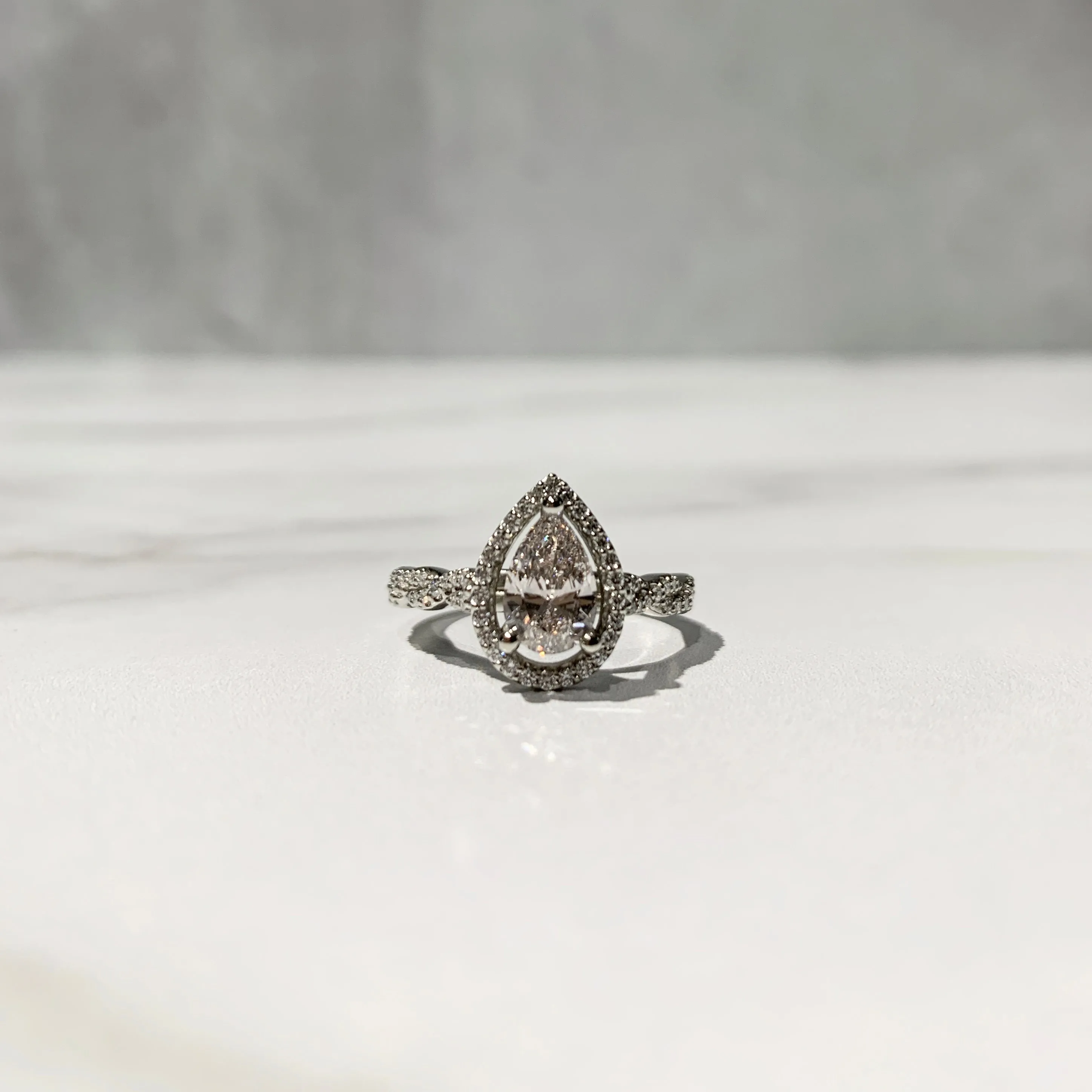 Victoria Halo Engagement Ring (setting only)