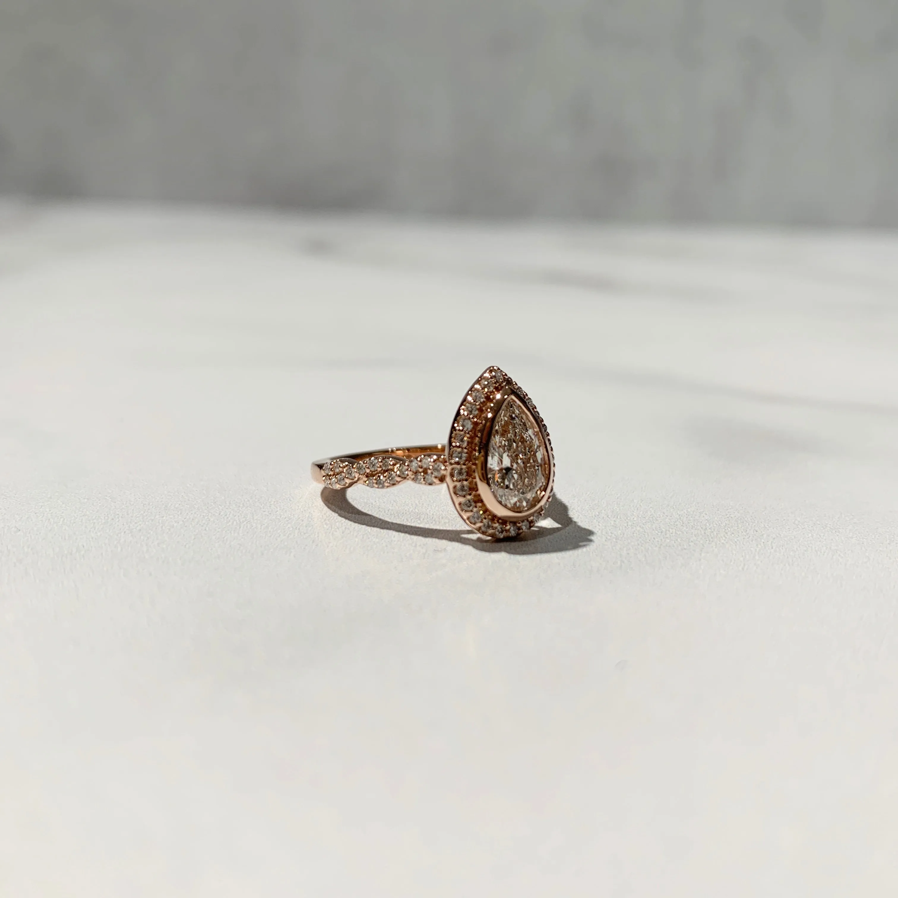 Victoria Halo Engagement Ring (setting only)