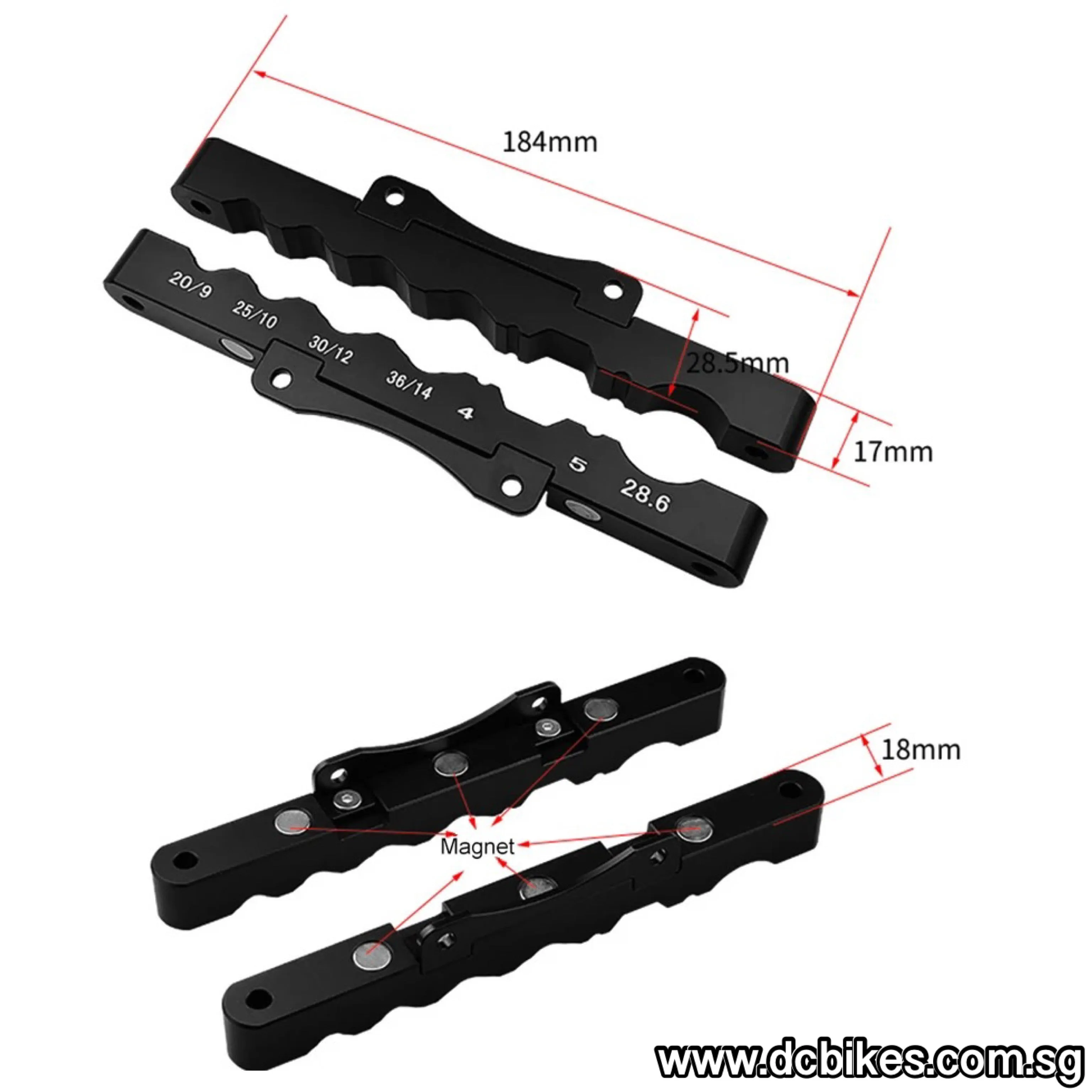 Vise Clamp Insert Jaw With Multi Grooves Holder For Hub Seatpost Pedals Axle Spindle Fork Steering Tube etc