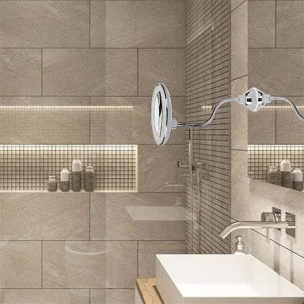 Wall-Mount Makeup Mirror