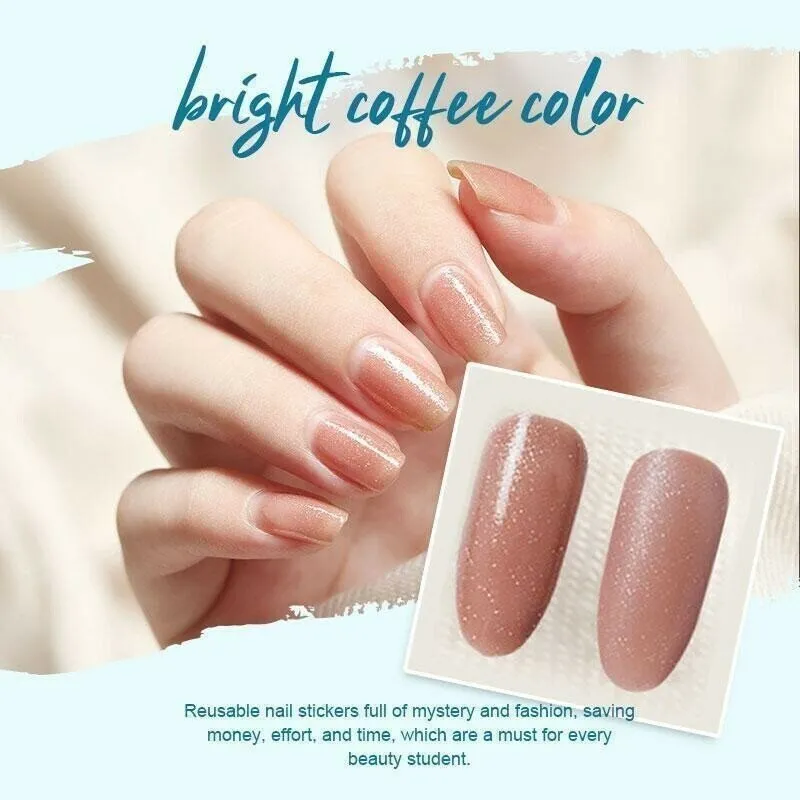 Water-based peel-off nail polish that can be peeled and dried without baking